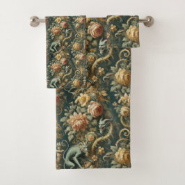 Monkey Minion Mischief - Gothic Viktorianisch Badhandtuch Set