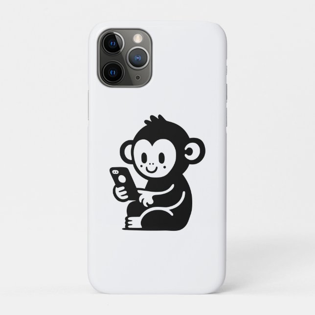 Monkey Phone Case-Mate iPhone Hülle (Rückseite)