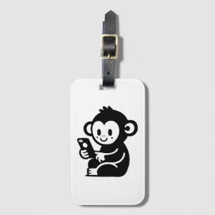 Monkey Phone Gepäckanhänger