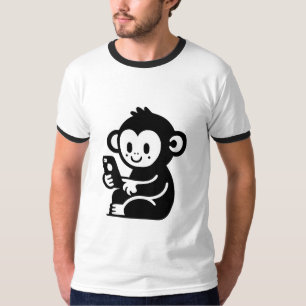 Monkey Phone T-Shirt
