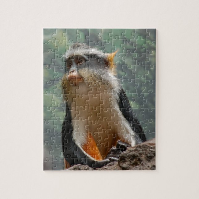 Monkey Portrait Puzzle (Vertikal)
