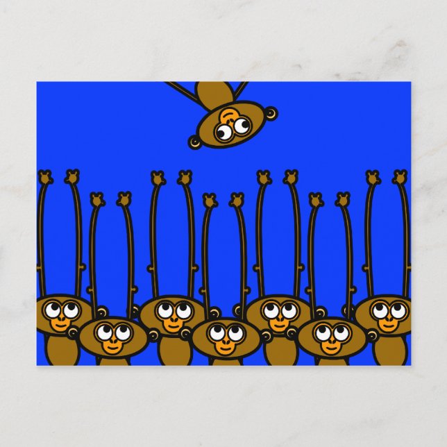 MONKEY Postcard Postkarte (Vorderseite)