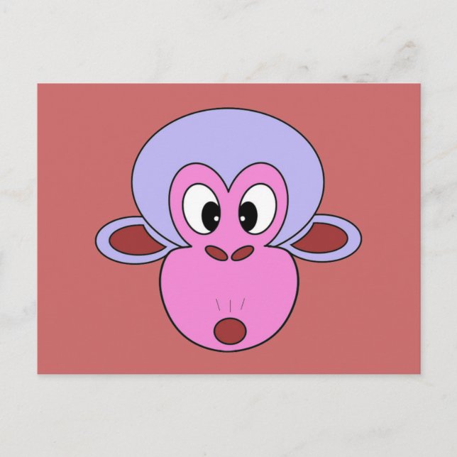 MONKEY POSTCARDS POSTKARTE (Vorderseite)