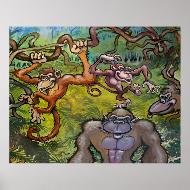 Monkey Poster (Vorne)