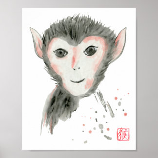 Monkey-Poster Poster