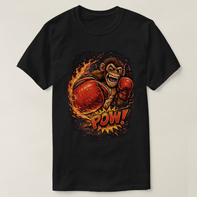 monkey pow T-Shirt (Design vorne)