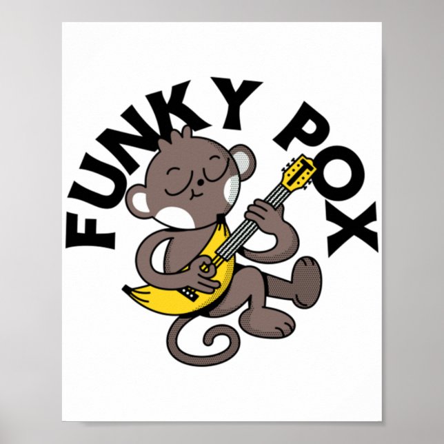 Monkey Pox Funky Pox Poster (Vorne)