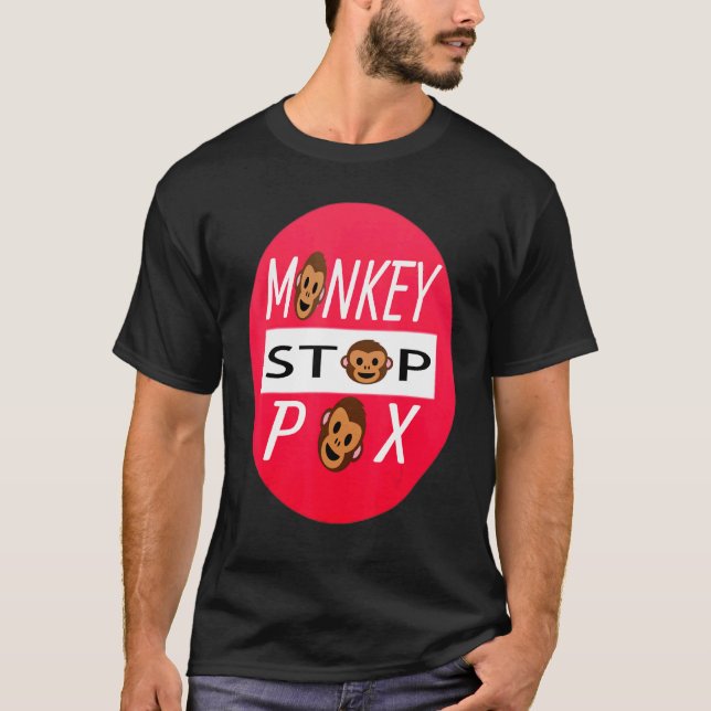 Monkey Pox Rette Völker T-Shirt (Vorderseite)