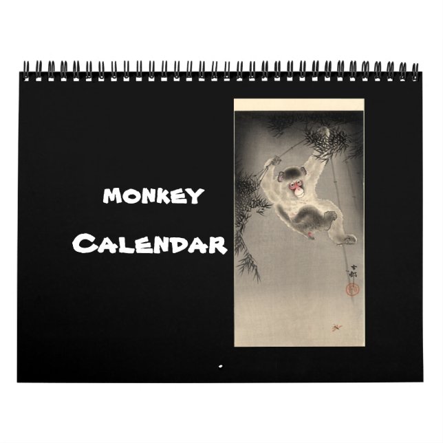 Monkey Primat Vine Welcome Zuhause Destiny Destiny Kalender (Titelbild)