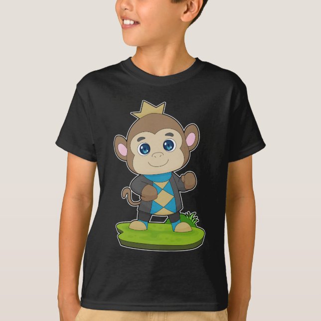 Monkey Prince Crown T-Shirt (Vorderseite)