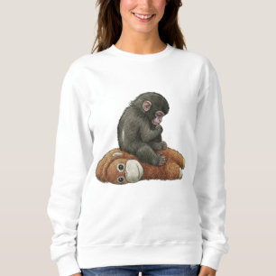 Monkey Punch, Baby Monkey Orang-Utan Umarmen  Sweatshirt