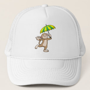 Monkey Rain Umbrella Truckerkappe