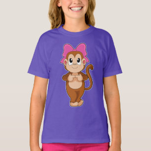 Monkey Ribbon T-Shirt
