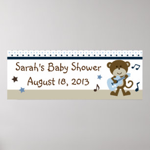 Monkey Rocker/Rock und Roll Poster/Banner Poster