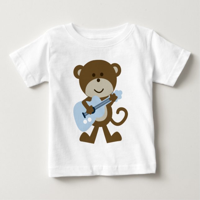 Monkey Rocker/Rockstar Baby T-shirt (Vorderseite)