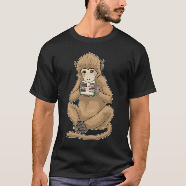 Monkey Sandwich T-Shirt (Vorderseite)