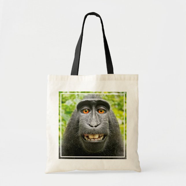 Monkey Selfie Tragetasche (Vorne)