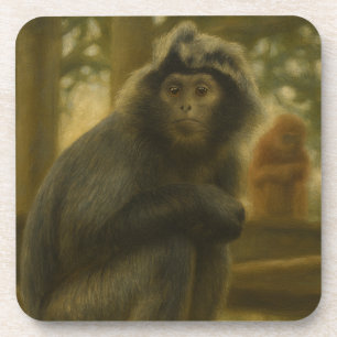 Monkey - Serene Wildlife Art Getränkeuntersetzer