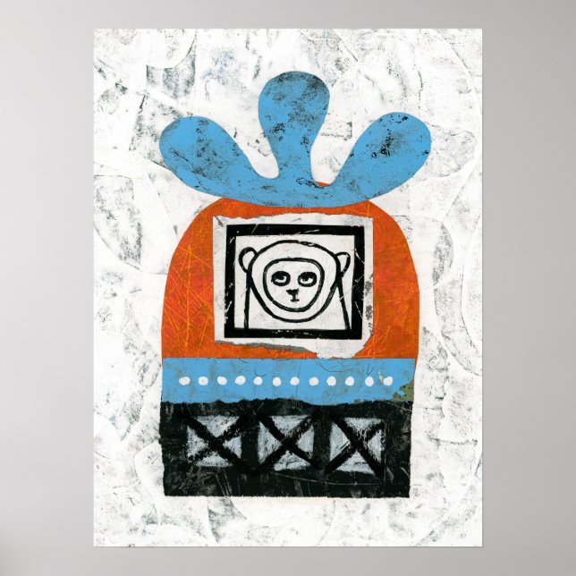Monkey sieht alle Plakatwände Kunst Poster (Vorne)