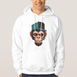 Monkey smokes hoodie