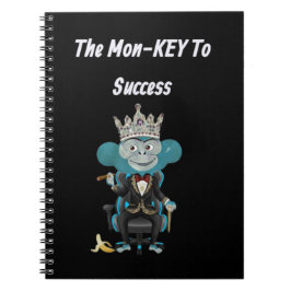 Monkey success quote notizblock