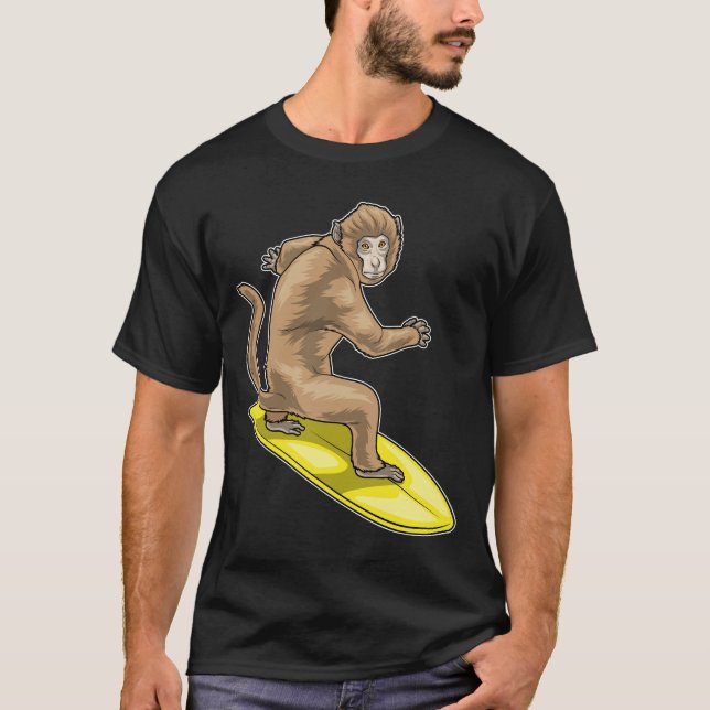 Monkey Surfboard T-Shirt (Vorderseite)