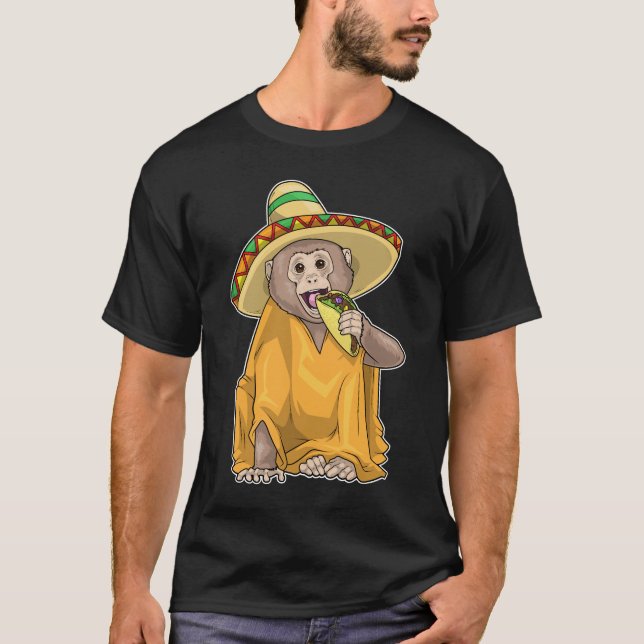 Monkey Taco T-Shirt (Vorderseite)