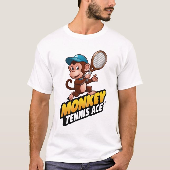 MONKEY TENNIS ACET-Shirt T-Shirt (Vorderseite)