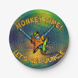 Monkey Time! Lasst uns Dschungel machen Pappteller