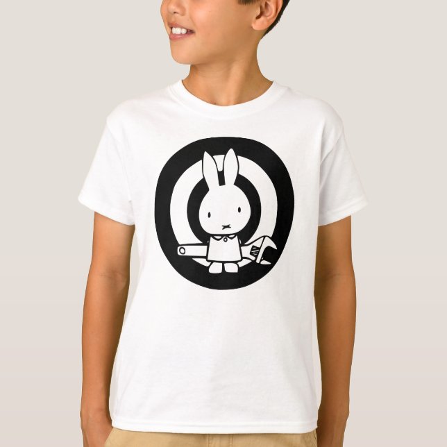 Monkey Wrench Rabbit T-Shirt (Vorderseite)