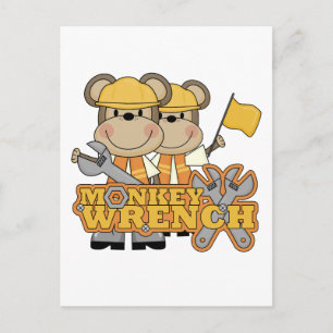 Monkey Wrench T - Shirt und Geschenke Postkarte