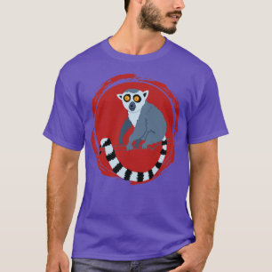 Monkey Zokeeper Geschenk Tier Lemur T-Shirt