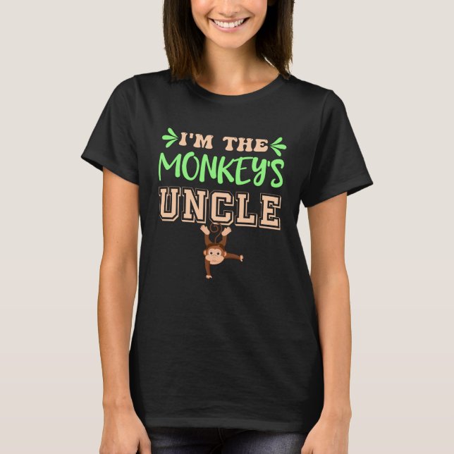 Monkey Zoo Animal  Family Uncle T-Shirt (Vorderseite)