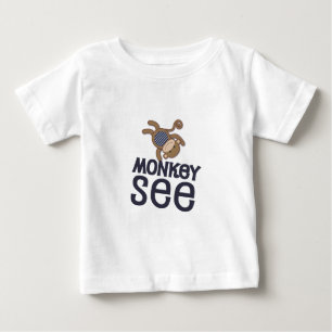 MonkeySeeShirt Baby T-shirt
