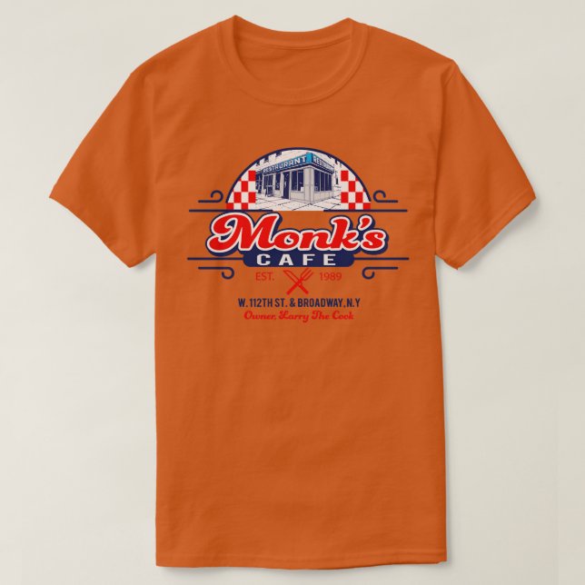 Monks Café T-Shirt (Design vorne)