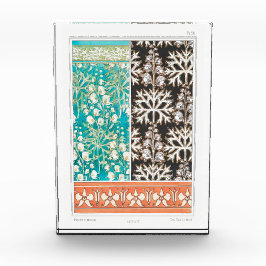 Monkshood wolfsbane Pflanze Art nouveau verneuil Fotoblock