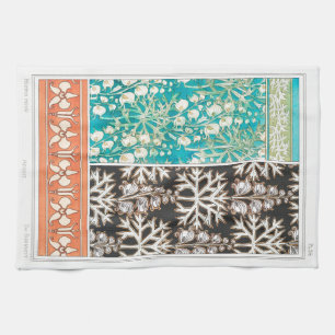 Monkshood wolfsbane Pflanze Art nouveau verneuil Geschirrtuch