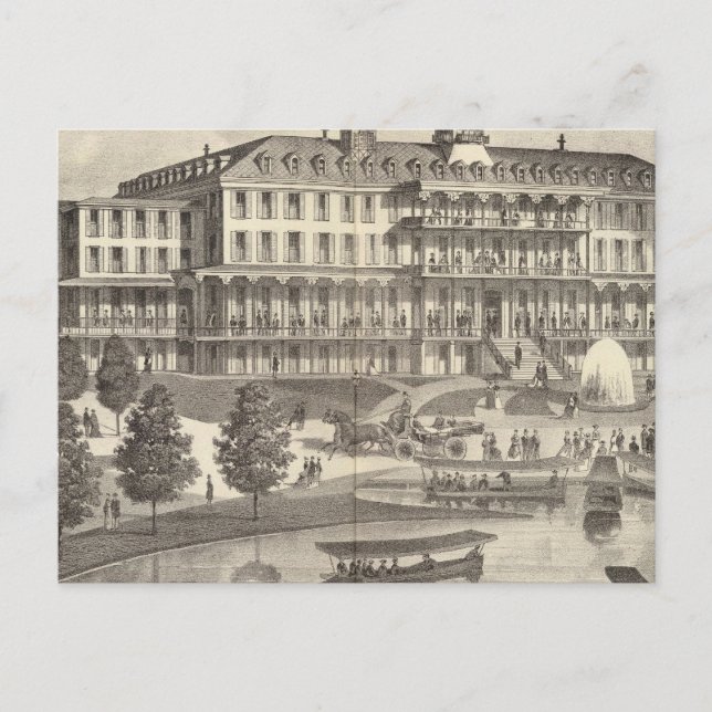 Monmouth House, Spring Lake Beach, New Jersey Postkarte (Vorderseite)