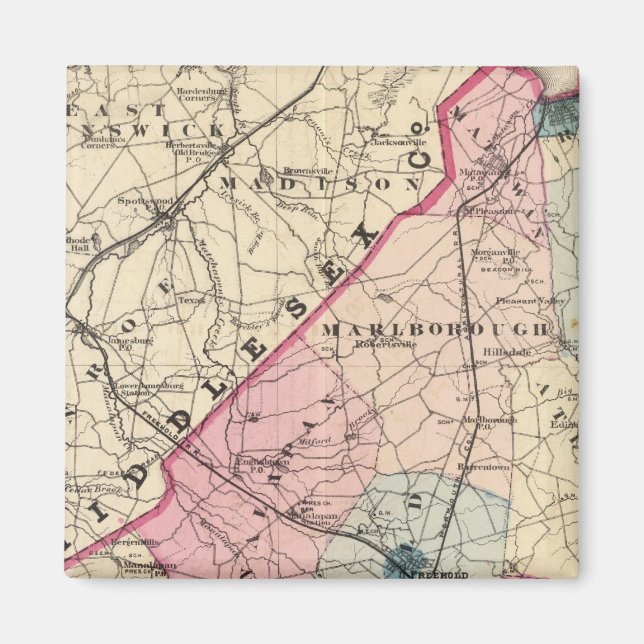 Monmouth Landkreis, NJ Magnet (Vorne)