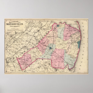 Monmouth Landkreis, NJ Poster