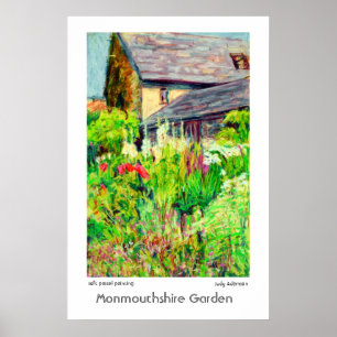 Monmouthshire Garden Poster oder drucken