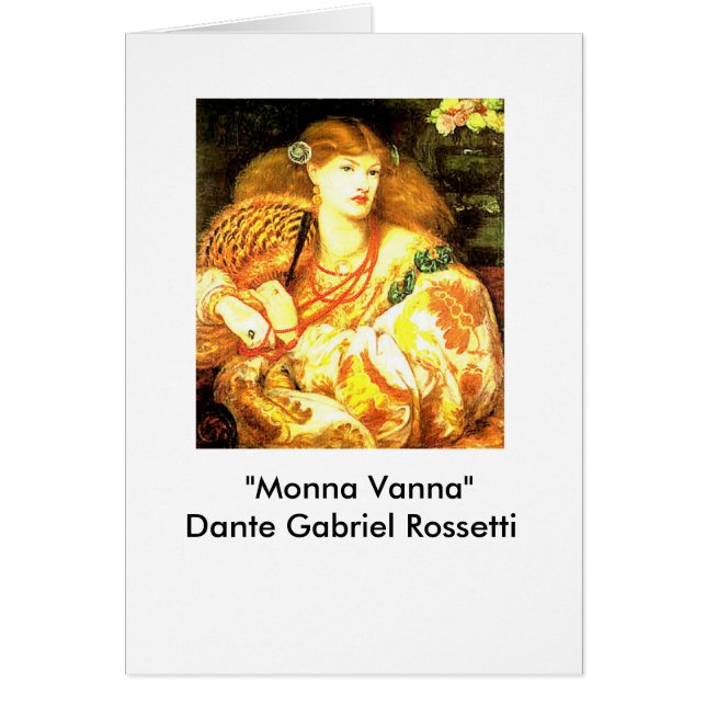 "Monna Vanna" von Dante Gabriel Rossetti (Vorne)