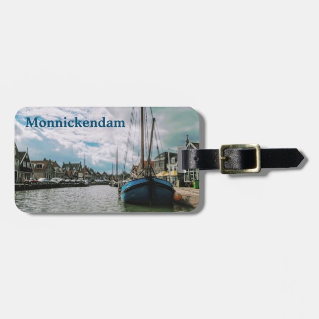 Monnickendam Souvenir Gepäckanhänger (Vorderseite horizontal)