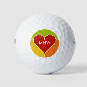 Mono-Golf-Kugeln nach Herzmuster Golfball