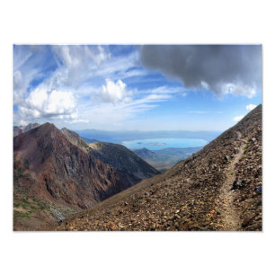 Mono Lake from Koip Peak Pass - Sierra Fotodruck