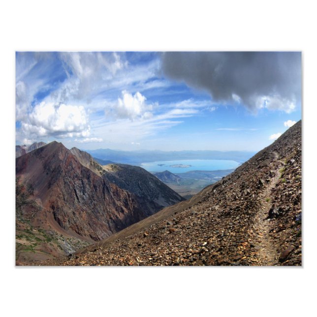 Mono Lake from Koip Peak Pass - Sierra Fotodruck (Vorne)