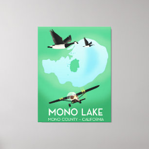 Mono Lake, Mono County, California Reiseplakat Leinwanddruck