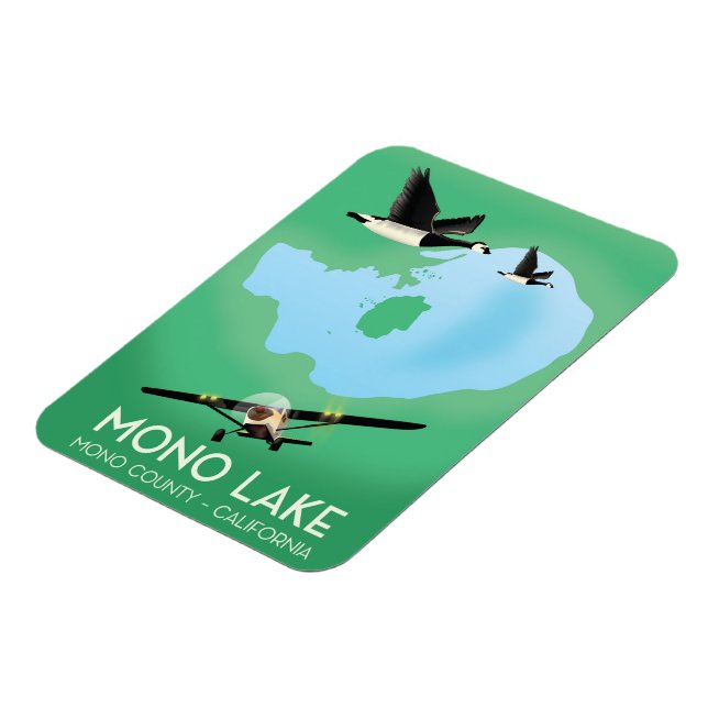 Mono Lake, Mono Landkreis, California travel poste Magnet (Linke Seite)