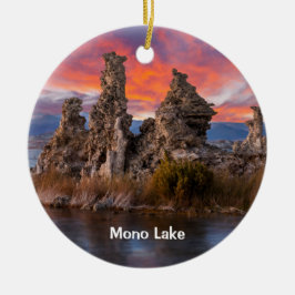 Mono Lake Sunset Keramik Ornament
