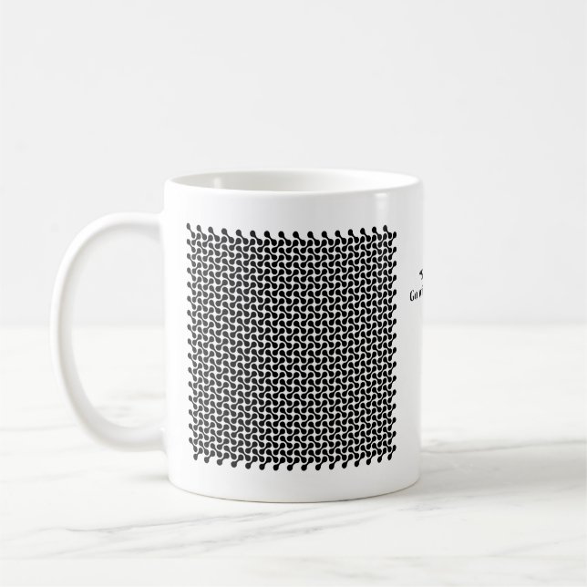 Mono Maze - Retro Flow Kaffeetasse (Links)